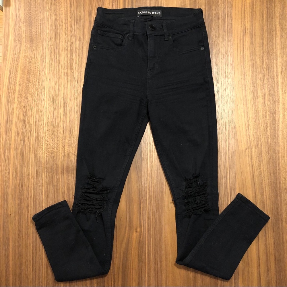 !SALE! Blk HighRise Express Jeggings